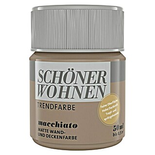 SCHÖNER WOHNEN-Farbe Tester Trendfarbe Tester (Macchiato, 50 ml, Matt)
