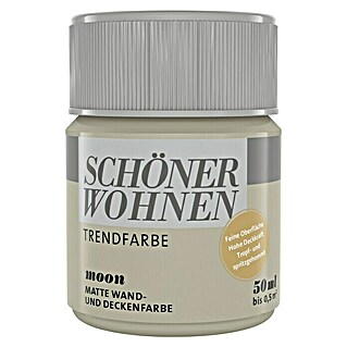 SCHÖNER WOHNEN-Farbe Tester Trendfarbe Tester (Moon, 50 ml, Matt)