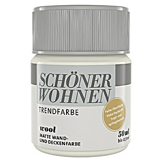 SCHÖNER WOHNEN-Farbe Tester Trendfarbe Tester (Wool, 50 ml, Matt)