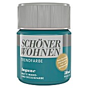 Schöner Wohnen Wandfarbe Trendfarbe Tester (Lagune, 50 ml, Matt)