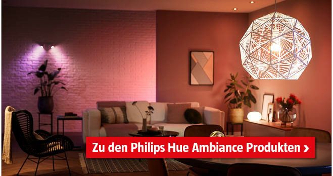 Zu den Philips Hue Ambiance Produkten