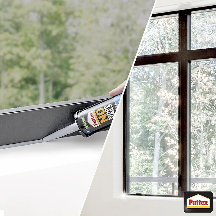 Pattex Montagelijm No More Nails Ultimate Flex (390 g, Grijs) BAUHAUS