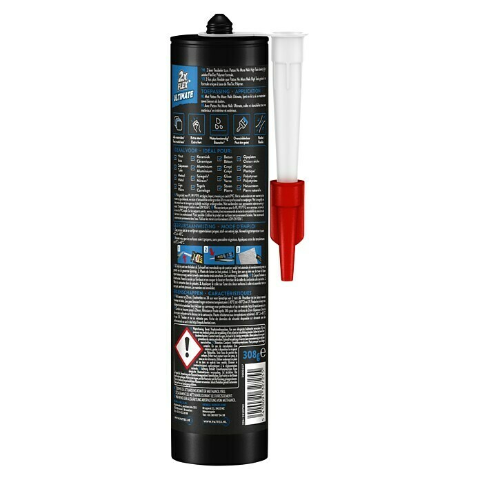 Pattex Montagelijm No More Nails Ultimate Flex (300 g, Transparant) | BAUHAUS