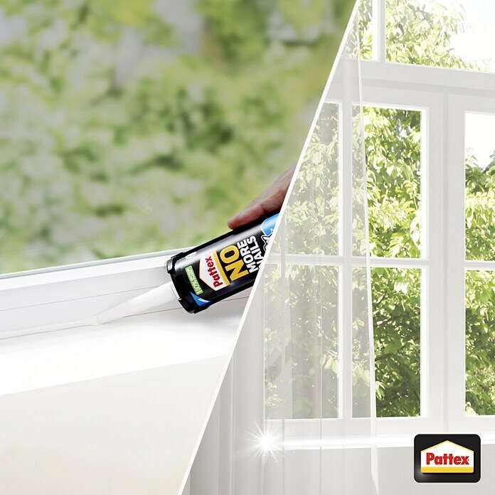 Pattex Montagelijm No More Nails Ultimate Flex (390 g, Wit) | BAUHAUS