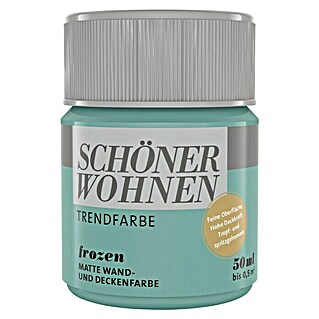 SCHÖNER WOHNEN-Farbe Tester Trendfarbe Tester (Frozen, 50 ml, Matt)
