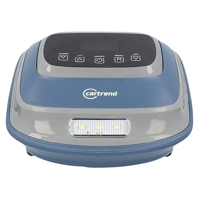 Cartrend Luftpumpe - 10 bar, 12 V - Das tragbare Cartrend Gerät ist ideal für unterwegs, mit LED-Licht, benutzerfreundlichen Tasten und kompaktem Design.