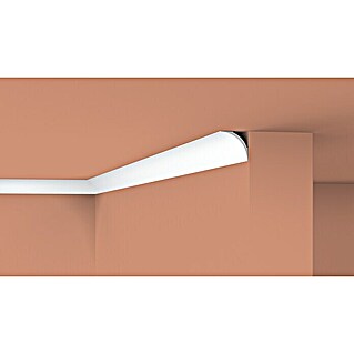 Nmc Decoflair Zierprofil Deckenleiste NE2 PURE (2 m x 60 mm x 60 mm, Extrudiertes Polystyrol (XPS))