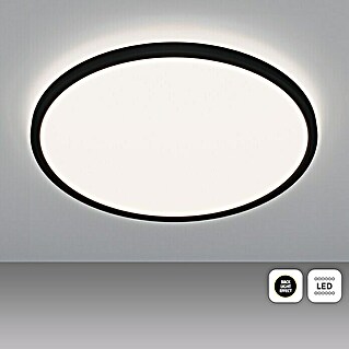 Brilliant LED-Deckenleuchte Tanida (18 W, L x B x H: 29,5 x 29,5 x 2,6 cm, Schwarz, Neutralweiß, Rund)