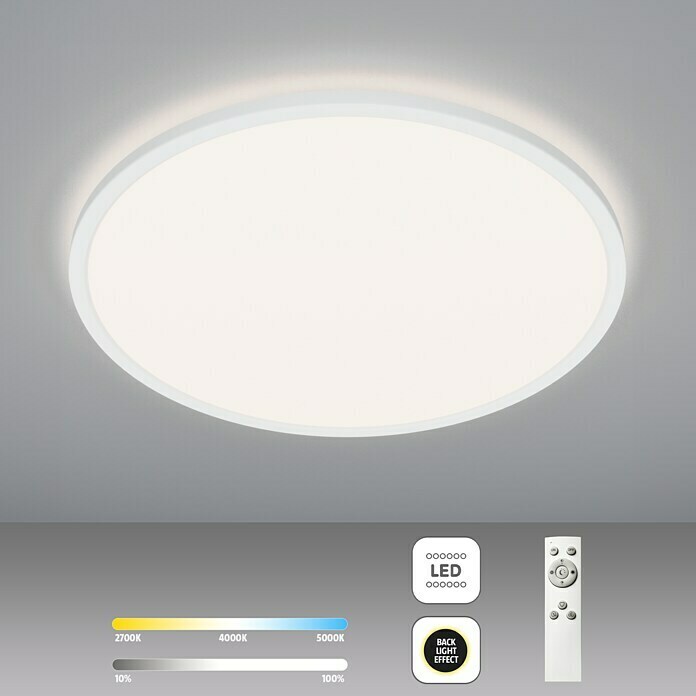 Brilliant LED-Deckenleuchte Weiß, 2,5 (24 H: Ø x BAUHAUS Mehrfarbig) cm, x Tanida rund W, | 42