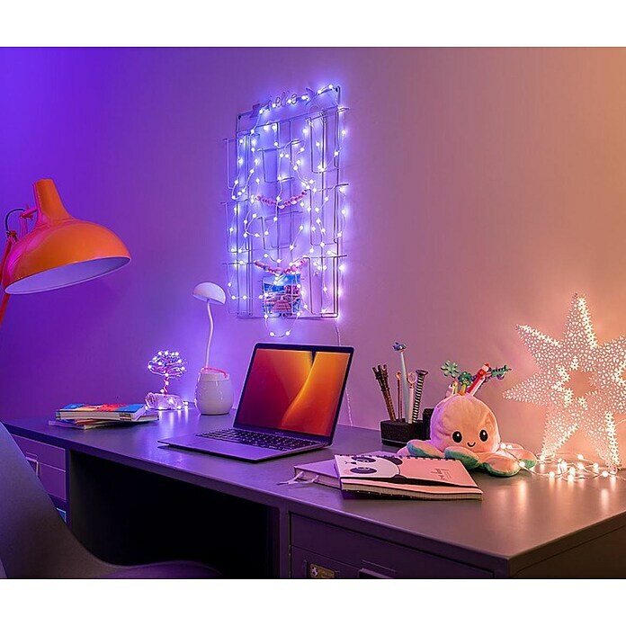 Twinkly Smart-LED-Lichterkette Candies Perle (Innen, 12 m, Lichtfarbe: RGB, 200 Stk., Netzbetrieben) | BAUHAUS