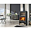 Panadero Kaminofen Cook (7,1 kW, Raumheizvermögen: 220 m³, Schwarz Metallic) | BAUHAUS