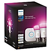 Philips Hue Smart-LED-Lampen Set (E27, Dimmbar, RGBW, 1.100 lm, 9 W) | BAUHAUS