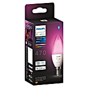 Philips Hue Set Smart LED-Lampe White & Color Ambiance (E14, Dimmbar, RGBW, 470 lm, 5,3 W, 4 Stk.) | BAUHAUS