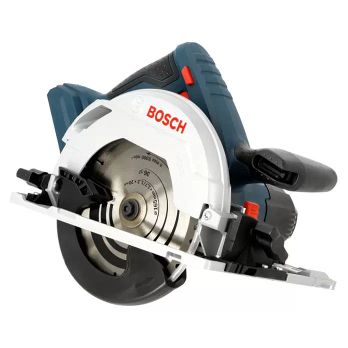 Bosch Professional AMPShare 18V Akku-Handkreissäge GKS 18V-57 G L-Boxx - 18 V, 2 Akkus, Leerlaufdrehzahl: 3.400 U/min, Sägeblatt: 165 mm