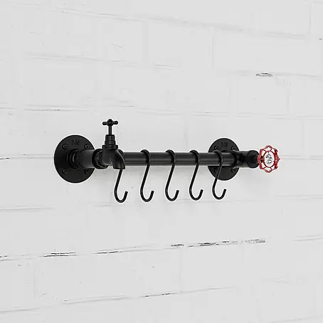 Walteco Rusticline Hakenleiste mit Haken