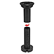 Walteco Postolje za namještaj  (Ø x V: 4,5 x 15 cm, Nosivost: 250 kg, Plastika, Crna) | BAUHAUS