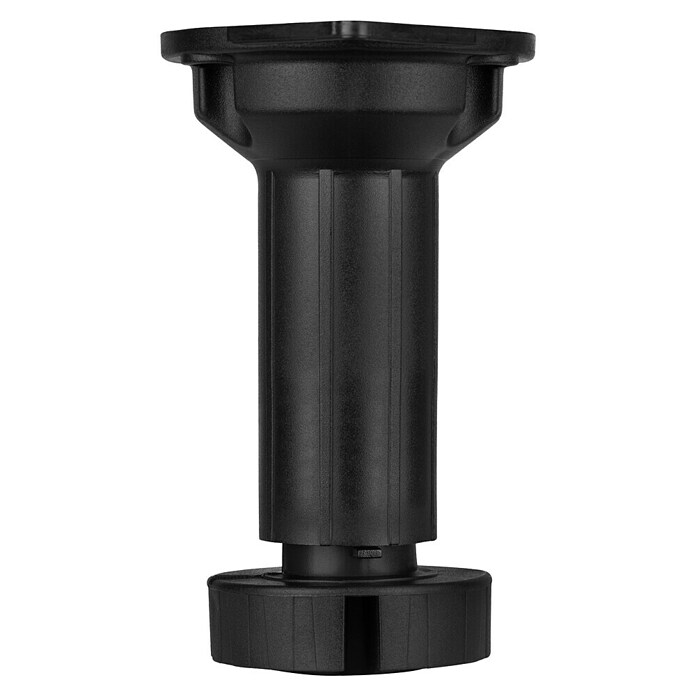 Walteco Postolje za namještaj  (Ø x V: 4,5 x 15 cm, Nosivost: 250 kg, Plastika, Crna) | BAUHAUS
