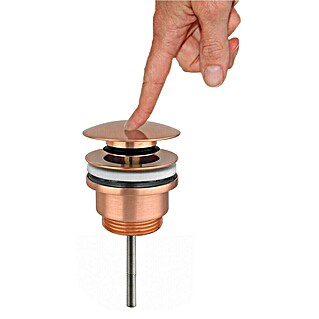 Best Design Afvoerplug Clic-Waste Lyon (Roségoud, Messing)