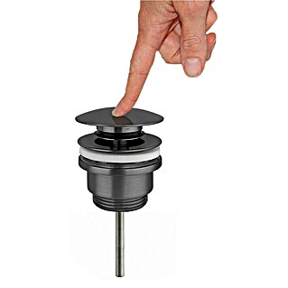 Best Design Afvoerplug Clic-Waste Moya (Gunmetal, Messing)