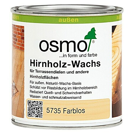 Osmo Hirnholz-Wachs (Farblos, 375 ml, Matt)