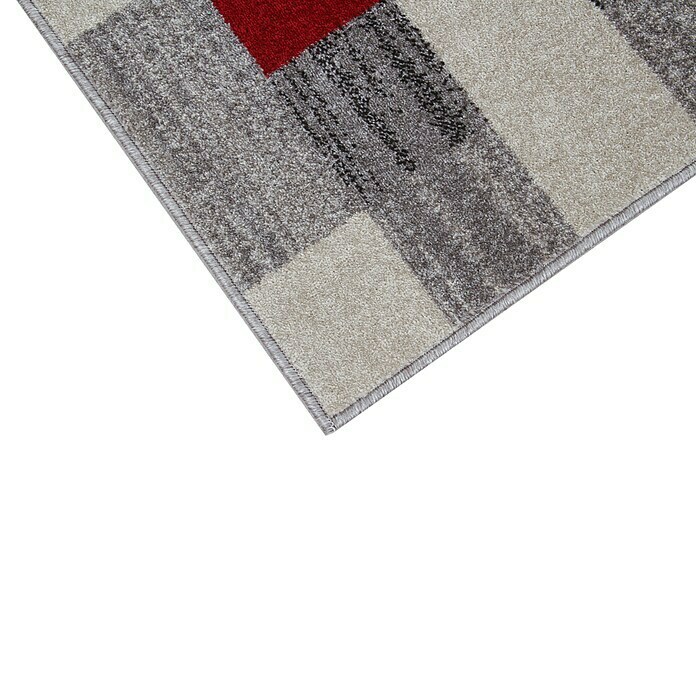 Vloerkleed Casa E (Grijs, rood, 150 x 220 cm) | BAUHAUS