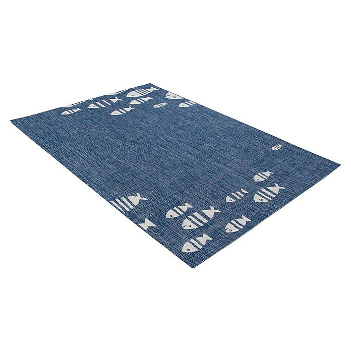 Vloerkleed Marine (Blauw, wit, 160 x 230 cm) | BAUHAUS