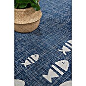 Vloerkleed Marine (Blauw, wit, 160 x 230 cm) | BAUHAUS