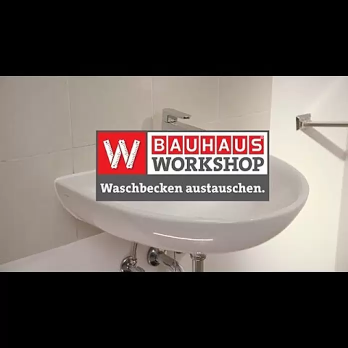 Duravit D-Code Waschbecken45 x 34 cm, Ohne Spezialglasur, Hahnloch: Mitte, Mit Überlauf, Weiß BAUHAUS Workshop