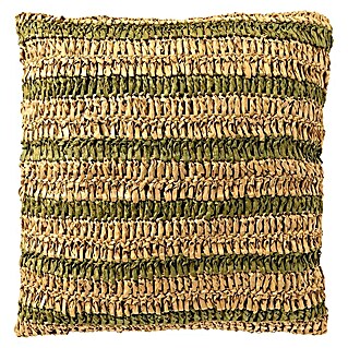 Kissen Felix (Olive Branch, 65 % Baumwolle, 35 % Raffia-Papier)