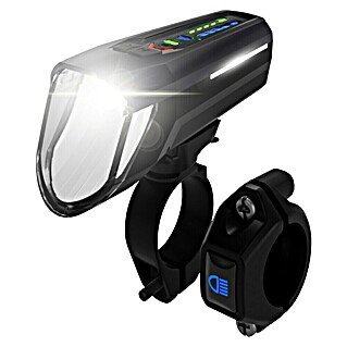 Fischer Juego de luces para bicicletas (LED, Negro, Iluminancia: 100 lx)