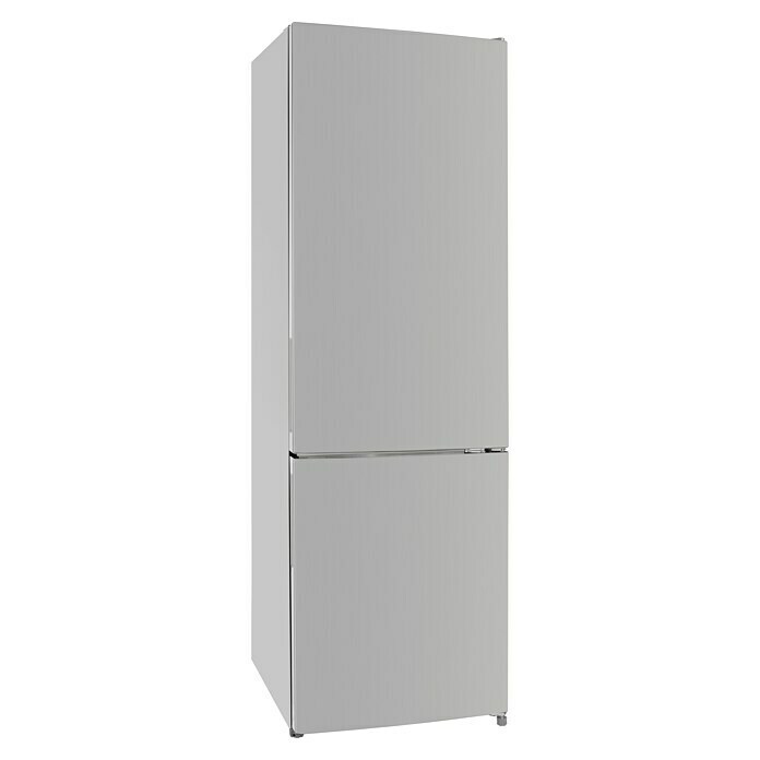 Respekta Kühl-Gefrierkombination KG176IX-37 (Nutzinhalt Gesamt: 187 l, 55 x 54 x 176 cm, Inox Look) | BAUHAUS