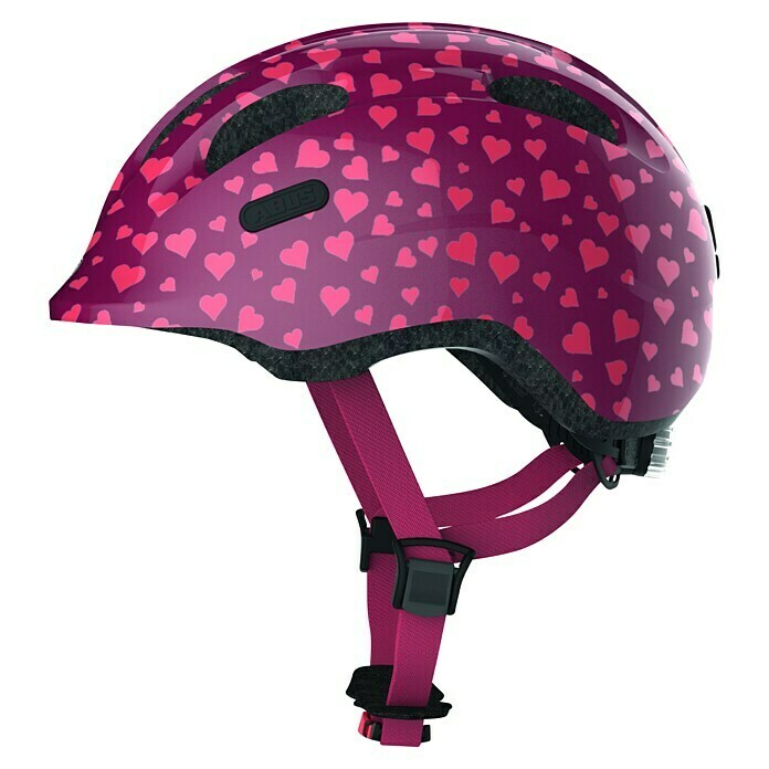 Abus Fahrradhelm Kids Pro (M, Weinrot/Pink) | BAUHAUS