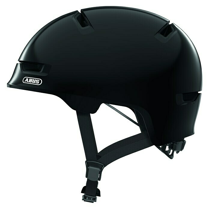 Abus Fahrradhelm Youth (M 54 - 58 cm, Schwarz, Geeignet für: Kinder) | BAUHAUS