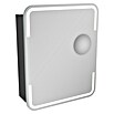 Camargue Stella LED-Spiegelschrank (B x H: 60 x 73,5 cm, Anschlag: Rechts, Mit abgerundeten Kanten, Spanplatte, Grafit)