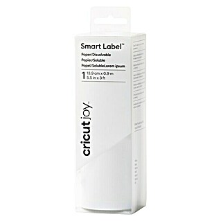 Cricut Joy Aufkleber Smart Label Auflösbar (1 Stk., Weiß, 13,9 x 90 cm)