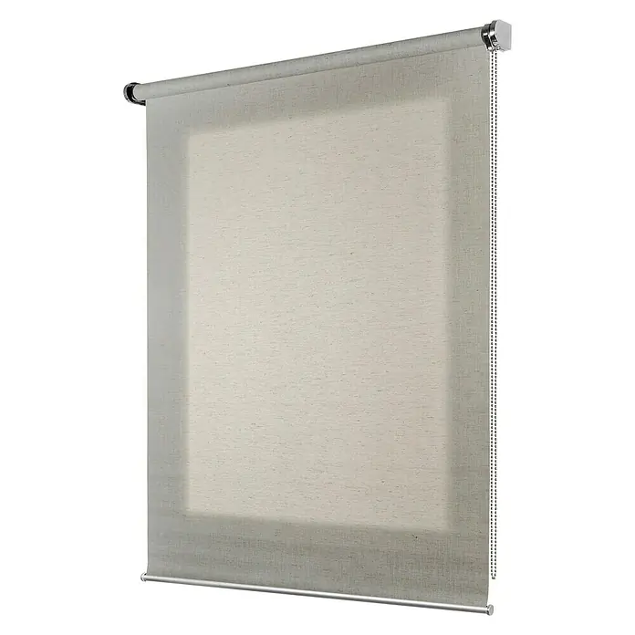 Estor enrollable Roll-up Scandi - An x Al: 100 x 250 cm, Piedra arenisca, Unicolor - Persianas enrollables para ventanas, persiana enrollable textil con mecanismo de cadena.