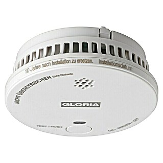 Gloria Rauchwarnmelder (Durchmesser: 100 mm, Alarmsignal: 85 dB)
