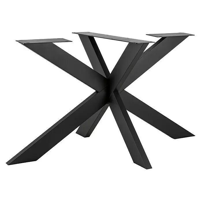 Tischbein CITYLINE Spider1.400 x 900 x 720 mm, Schwarz