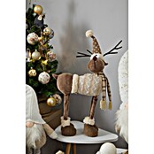 Figura decorativa Alce Alf (L x An x Al: 41 x 13 x 62 cm, Marrón, Textil) | BAUHAUS