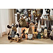 Gnomo de navidad Vaala (L x An x Al: 25 x 16 x 69 cm, Beige/Marrón, Textil) | BAUHAUS