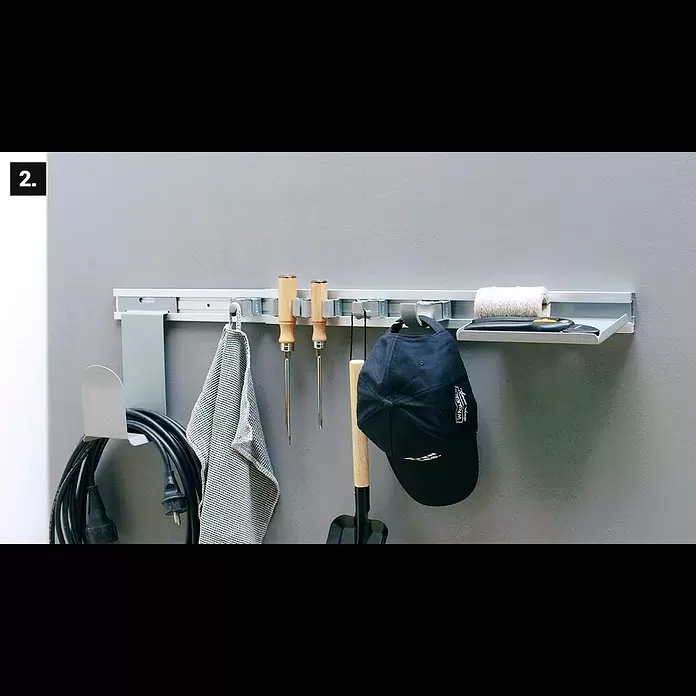 Wagner System Gerätehalter-Set mit Clips - 6 -tlg. - hooks4tools