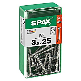 Spax Universalschraube T-Star plus (Ø x L: 3,5 x 25 mm, 25 Stk., Vollgewinde)