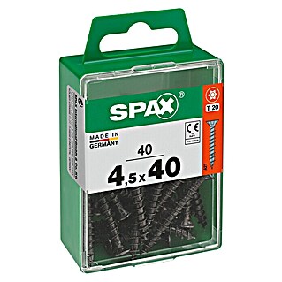 Spax T-Star plus Universalschraube (Ø x L: 4,5 x 40 mm, Vollgewinde, 40 Stk.)