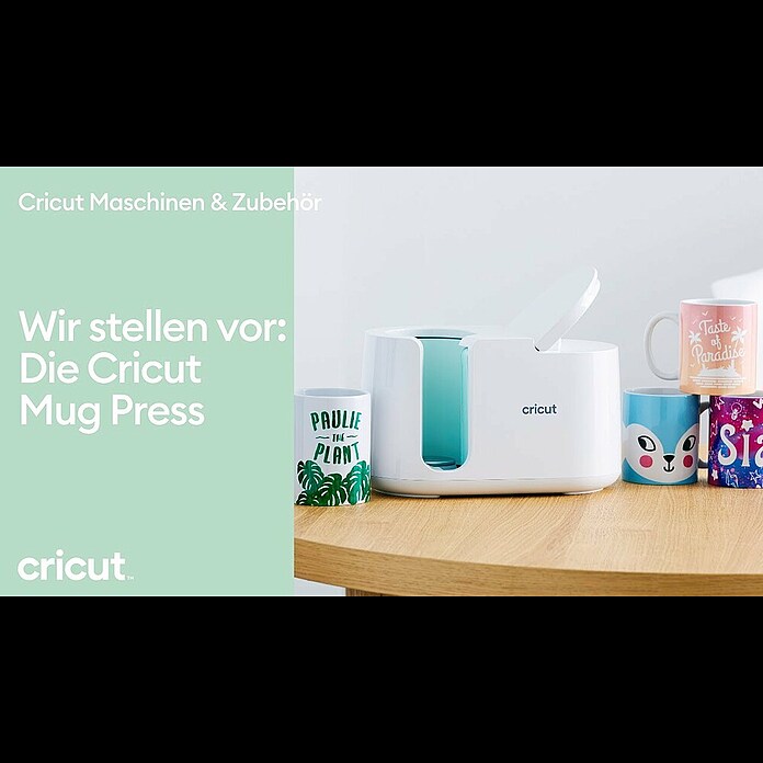 Cricut Transferpresse Mug Press (Passend für: Infusible Ink- und sublimationskompatible Tassenrohlinge) | BAUHAUS