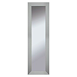 Espejo con marco 136 blanco (55 x 150 cm, Blanco)