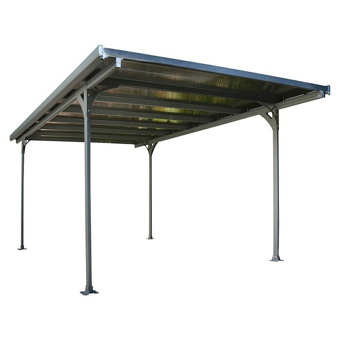 Carport (5 x 2,97 m, Altura de entrada: 2,1 m, Carga de nieve: 100 kg/m²)