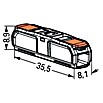 Wago Durchgangsklemme 221-2411 mit Hebeln (12 Stk., 0,2 mm² - 4 mm²) | BAUHAUS