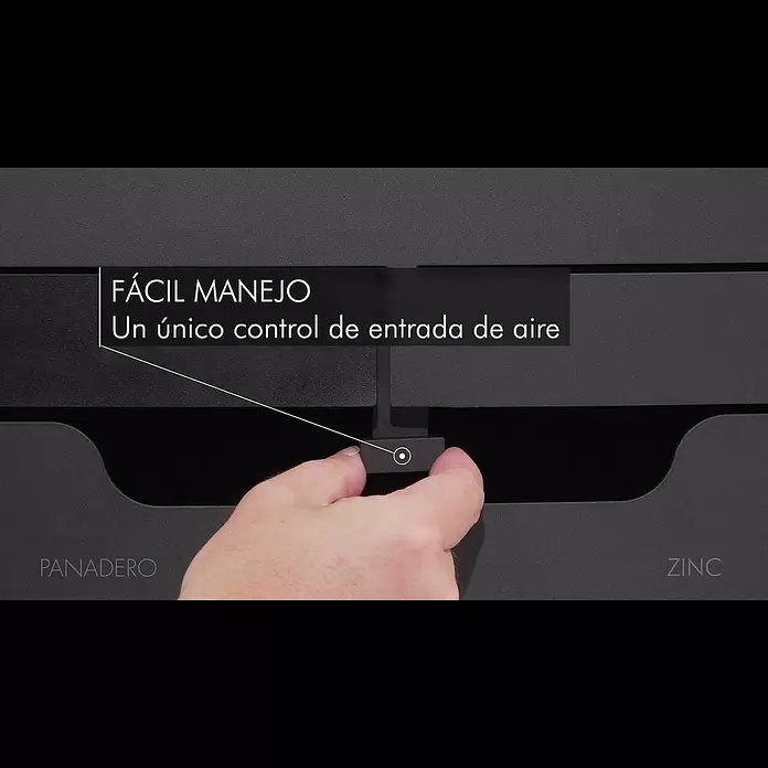 Panadero Estufa de leña Zinc - 7,9 kW, Volumen de calefacción: 240 m³, Negro - BAUHAUS- YDRAY-31372408-YDRAY-ZINC-ES