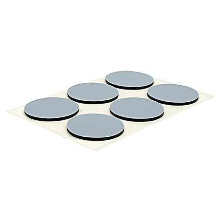 Wagner System Möbelgleiter (Durchmesser: 25 mm, Kleben, 12 Stk., Kunststoff)