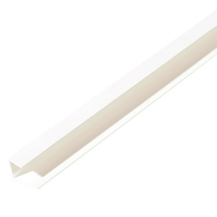 Knauf Einfassprofil (2,5 m x 12,5 mm, Weiß, PVC, Montageart: Klemmen)